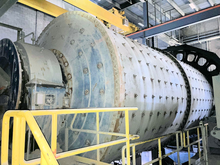 Used Svedala 15' W X 29' L Ball Mill With 3750 Hp Motor)